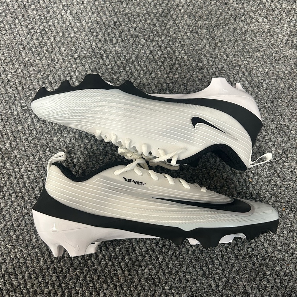 Nike Vapor Edge Speed 3 Football Cleats Size 12 White/Black NWOB